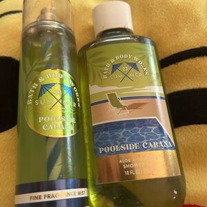 Bath & Body Works Poolside Cabana Shower Gel and Mist - Green